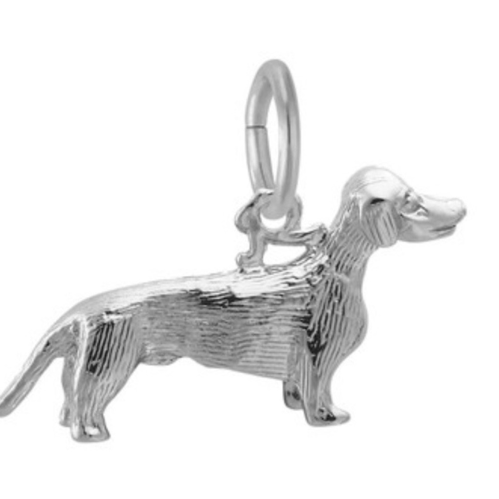 Dachshund Charm sterling silver by Rembrandt